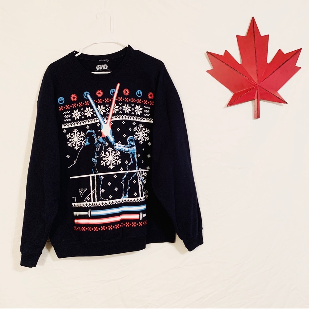 OFFICIAL STAR WARS HOLIDAY SWEATER (XL)
